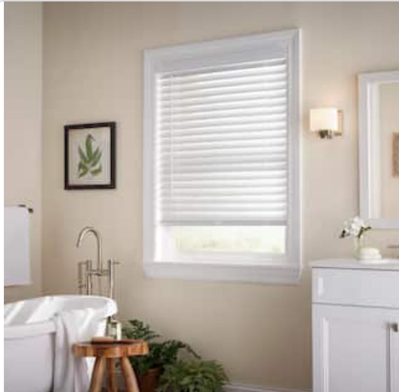 Wood Blinds for Windows White